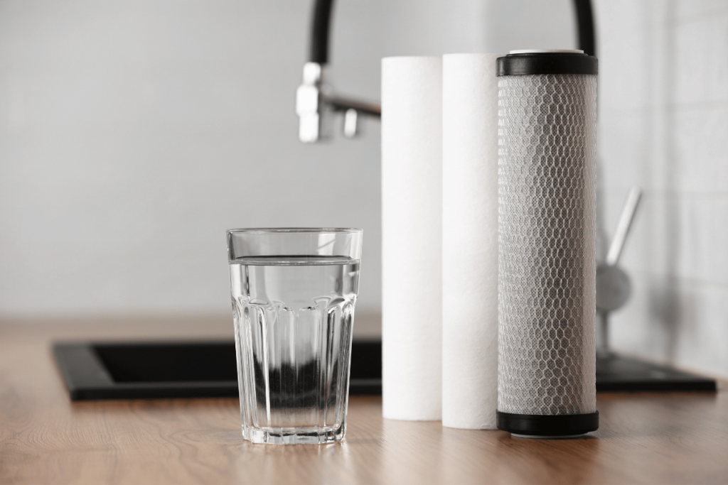 A home with filtered water
